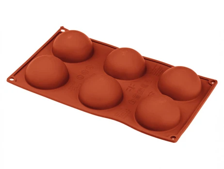 Elastotech silikoninė forma pussferėms D7 cm, 6 vnt