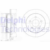 Stabdžių diskas DELPHI BG3143 kaina