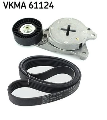 V formos rumbuotas diržas, komplektas SKF VKMA 61124