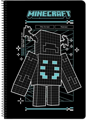 Safta Minecraft Screen assorted A4 notebook