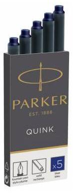 Rašalo kapsulės Parker Standard 5 vnt. Mėlyna - 1950384