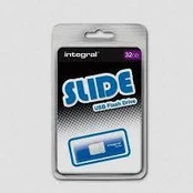 USB atmintinė Integral SLIDE INFD32GBSLDBL Blue kaina