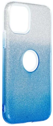 Oem SHINING Case for IPHONE 11 PRO clear/mėlynas kaina