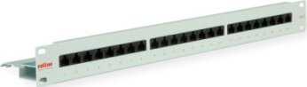 Roline Patch panel Cat.6 (Class E) 19, 24 porty pilka
