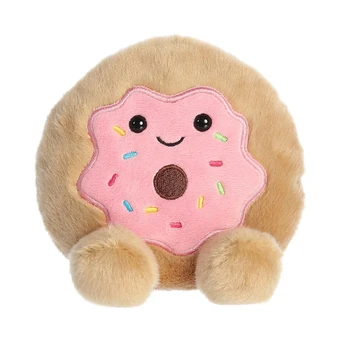 Pliušinis žaislas Palm Pals Claire Donut, rudas/rožinis, 12 cm