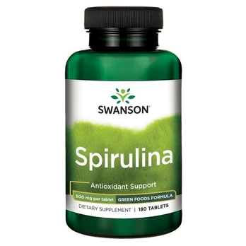 SWANSON Spirulina 500mg - 180 tabl.