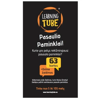 Stalo žaidimas „Pasaulio paminklai“