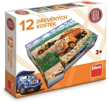 Dėlionė Dino Cube Puzzle 12 pc Tatra Cars