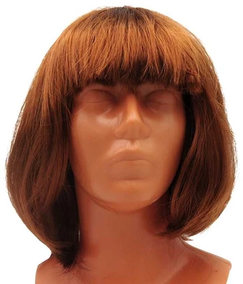 Rudas plaukų perukas, 30 cm