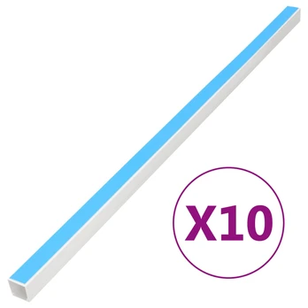 Kabelių kanalas, 30x20mm, 10m, PVC, savaime prilimpantis