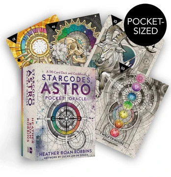 Starcodes Astro Pocket Oracle kišeninės orakulo kortos Hay House