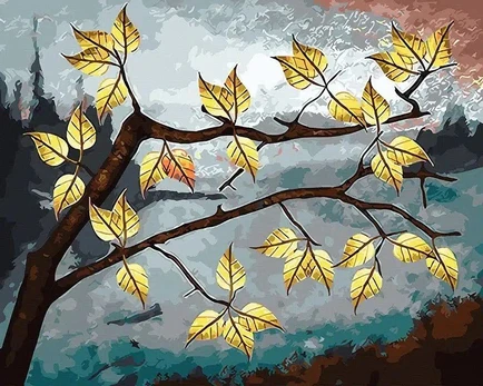 Tapyba pagal skaičius Ruduo 40x50 cm