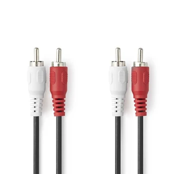 Nedis 2xRCA kištukas - 2xRCA kištukas 2m