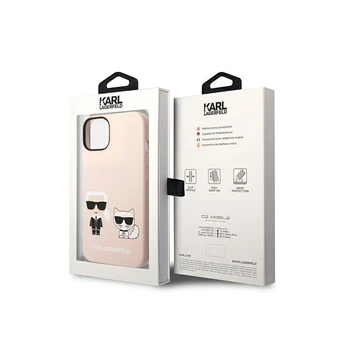 Telefono dėklas Karl Lagerfeld Magsafe, Apple iPhone 14, rožinė