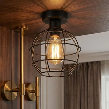 Linento Lighting lubinis šviestuvas Toptel, juodas