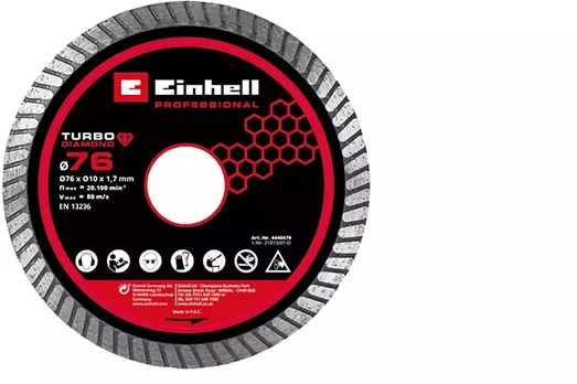 Einhell Deimantinis diskas 76 x 1,7, skirtas TP-CO 18/76-C