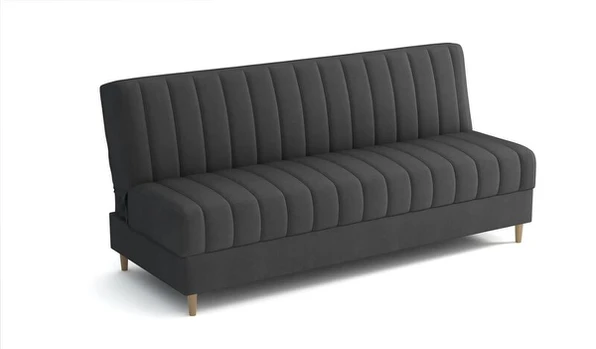 Sofa-lova Klara Mini, 175x80x90 cm, pilka