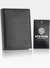 Odinė piniginė vyrams Stevens DP03 kaina