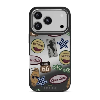 Open Late - iPhone 17 Pro Case, Elite Mirror Dark (MagSafe) / Silver
