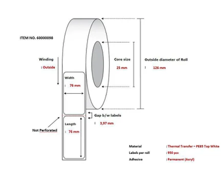 Capture Label 76x76 - Core 25.