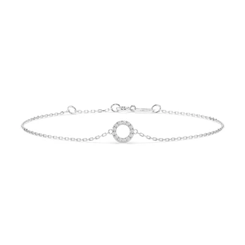 Auksinė apyrankė su deimantais „Orbita III“
