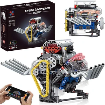 Technical blocks Build a battery-powered MOTOR Light and motion 665-piece ZA5812