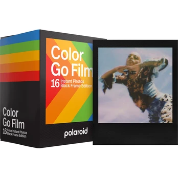 Fotolapeliai Polaroid Go Color Film Double Pack - Black Frame (16 vnt)