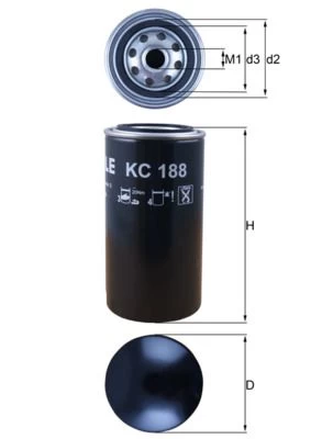 Kuro filtras KNECHT KC 188