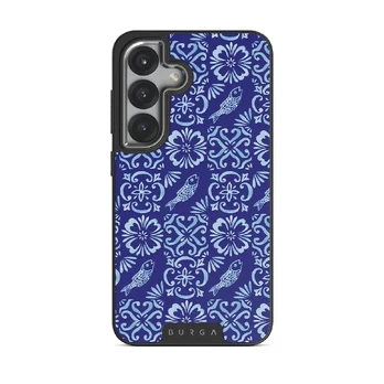 Lisboa - Samsung Galaxy S25 Case, Elite Dark (Magnetic) / Silver