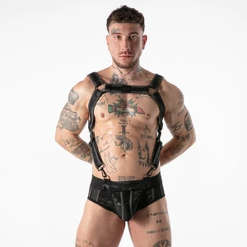 LOCKER GEAR - FULL MILITARY ACCESS HARNESS RED L/XL
