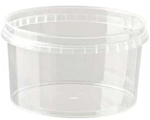 Multi Plastbæger 560 ml Ø122 mm Rund PP Klar,200 stk/ps - (200 stk.)