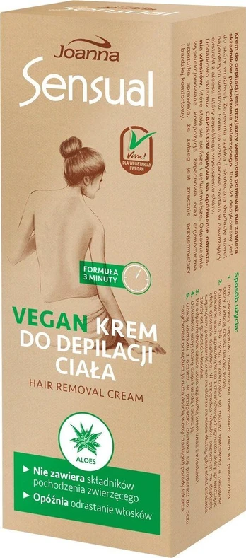 Joanna Sensual Vegan krem do depilacji ciała 100g