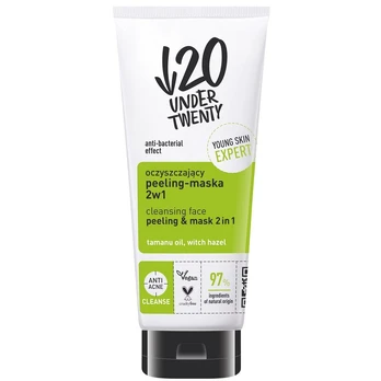 Under Twenty Valomoji šveitimo kaukė 2in1 100ml