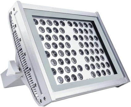 72x2W LED prožektorius RAYS, aliuminio sp., RGB, IP65