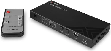 LINDY 2x2 HDMI 4K60 Matrix kaina