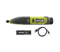 Akumuliatorinis tiesinis šlifuoklis Ryobi RPC4-120G, 4 V, 2,0 Ah kaina