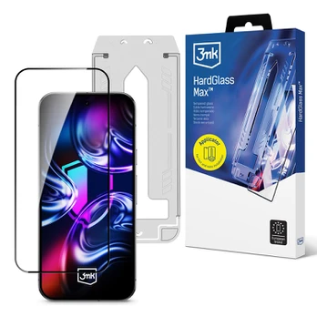 Grūdintas stiklas 3MK HardGlass Max su aplikatorem do Google Pixel 10/10 Pro