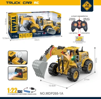 R/C Lights and Smoke Excavator