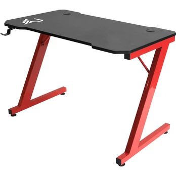 Žaidimų stalas Subsonic Raiden Pro, juoda/raudona