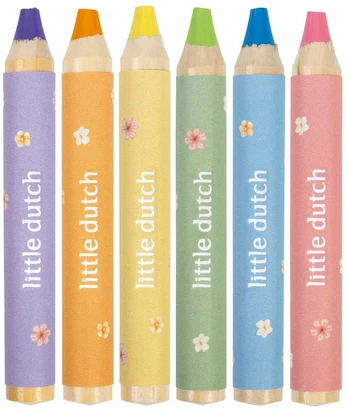 Little Dutch Pastelky 6 ks Rosa
