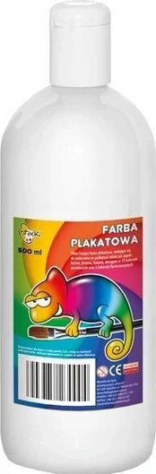 Bambino Balti plakatų dažai 500ml