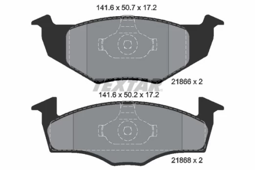TEXTAR 2186602 Brake pad set