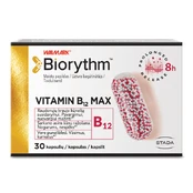 BIORYTHM VITAMIN B12 MAX, 30 kaps. kaina