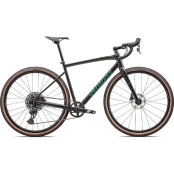 Specialized Diverge Comp E5 Gravel dviratis | Gloss Metallic Obsidian - Metallic Pine Green, 56