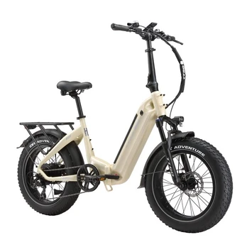 Sulankstomas elektrinis dviratis „TTGO F6 Boost“, 20 colių, baltas