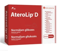 Maisto papildas AteroLip  D kapsulės N30 kaina