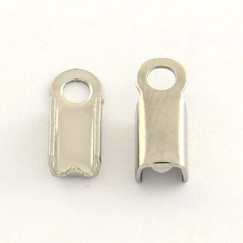 Nerūdijančio plieno 304 užbaigimo detalė 9x4,5x4 mm., 10 vnt.