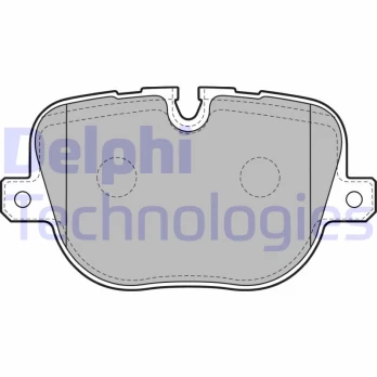 DELPHI LP2175 Brake pad set