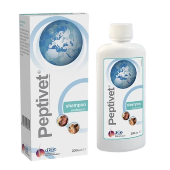 I.C.F. Peptivet šampūnas šunims ir katėms, esant sudirgusiai odai, 200 ml