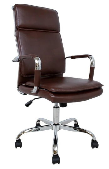 Biuro kėdė ULTRA, 54,5x60xH106,5-116,5 cm, ruda